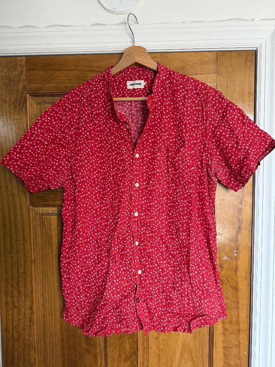 Taylor Stitch Other - Taylor Stitch - The Jack - Men’s Short Sleeve Shirt - Red Band Collar - L/42